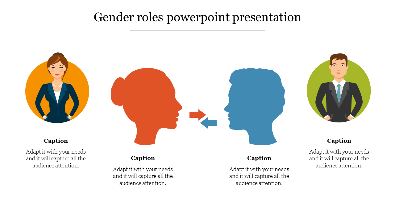 Stunning Gender Roles PowerPoint Presentation Template